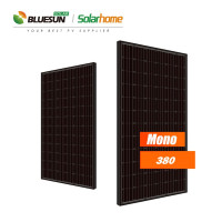 Bluesun 166mm Bifacial Perc PV modulis 380watt 380w Perc Half Cell Mono PV saules paneļi